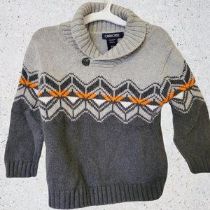Cherokee Toddler Boys Cotton Knit Sweater - 3T